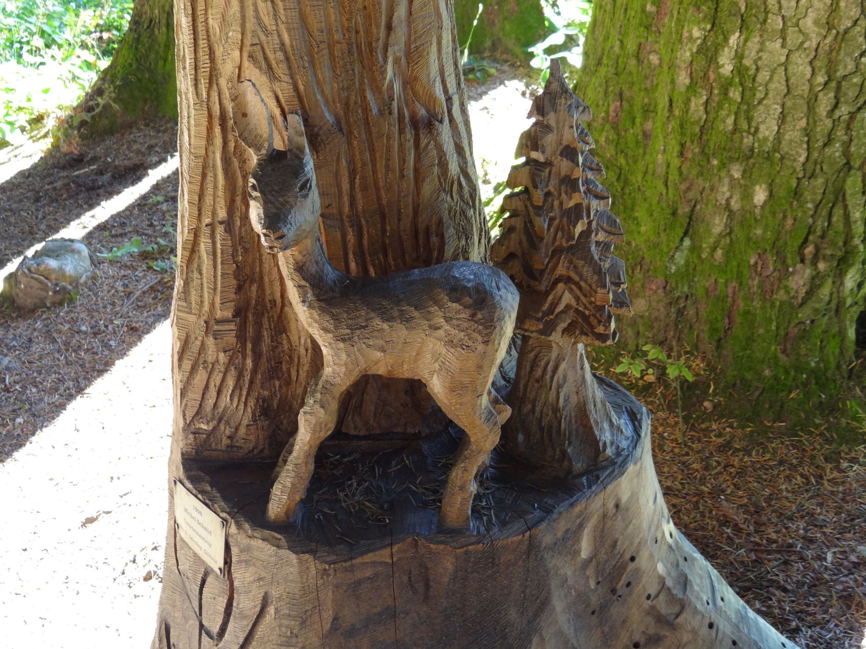 Sentier des sculptures à Sorens