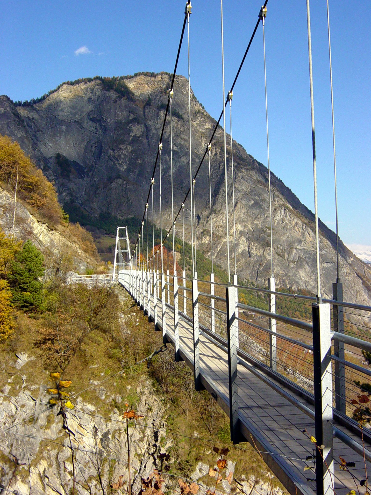 Passerelle à Farinet