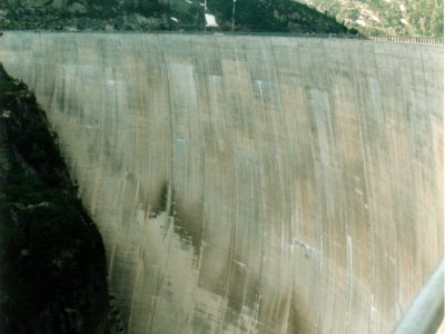 Le barrage d'Emosson