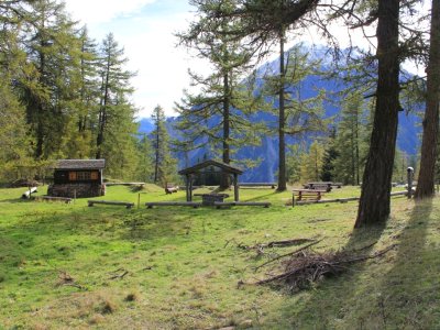 Place de pique-nique au Col des Planches